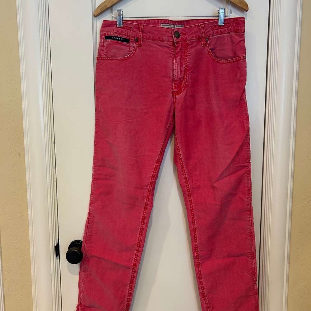 Hackett Vibrant Red Trousers